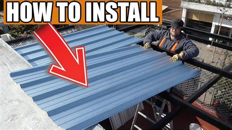 how to fit metal roof sheets|metal sheet roofing installation manual.